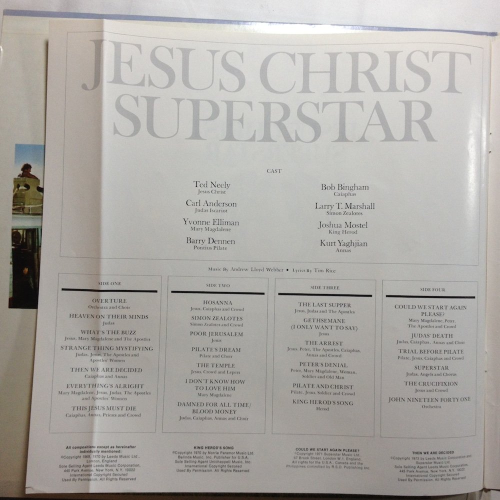 JESUS CHRIST SUPERSTAR ORIGINAL SOUNDTRACK ORIGINAL SOUNDTRACK