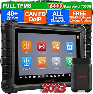 Autel Scanner MaxiTPMS TS900, 2023 Newest TPMS Programming Tool, Upgrade of TS608, Full TPMS, All System Diagnostic, 40+ Services, Active Test, Sensor Program/Relearn, Better TS408 TS508 MX808 MK808