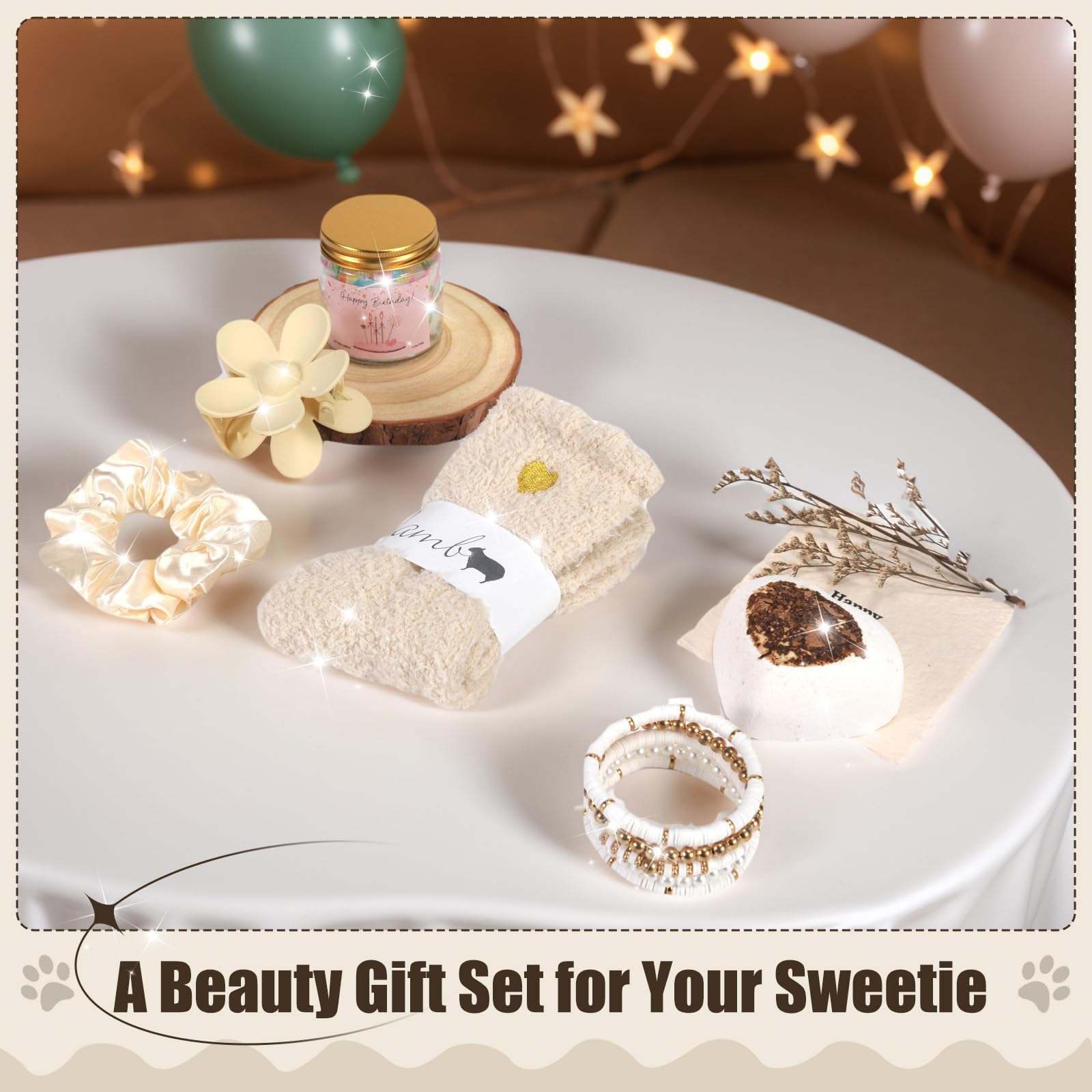Regalo di compleanno per ragazze adolescenti, scatola di buon compleanno per ragazze, simpatiche cose preppy per ragazze, Natale, graziose tazze di vetro estetiche con margherita, set da 8 pezzi