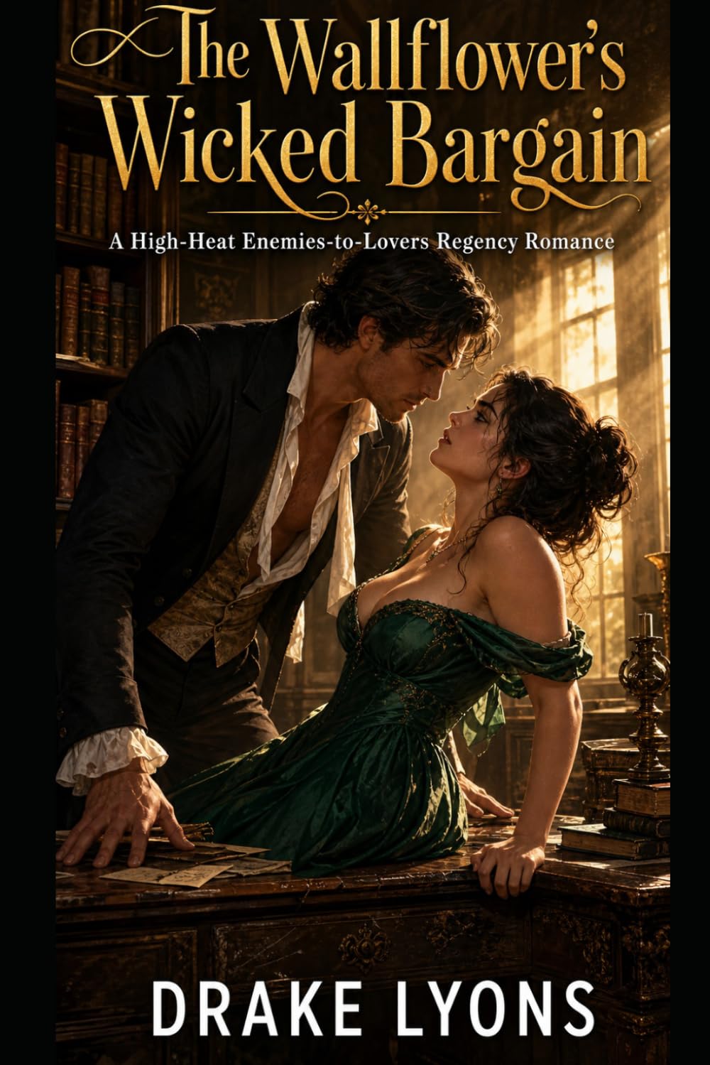 The Wallflower's Wicked Bargain: A High-Heat Enemies-to-Lovers Regency Romance (Hearts of History)