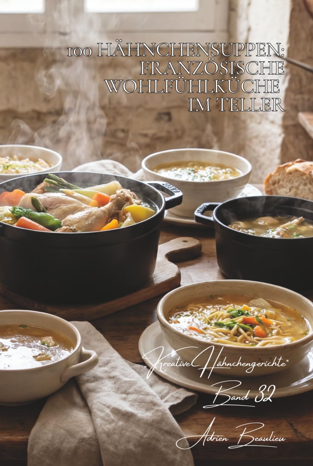 100 hähnchensuppen: französische wohlfühlküche im teller: Aromatische Brühen, cremige Veloutés und klassische Hausrezepte (Hähnchen-Serie – Unterreihe „Kreative Hähnchengerichte“)