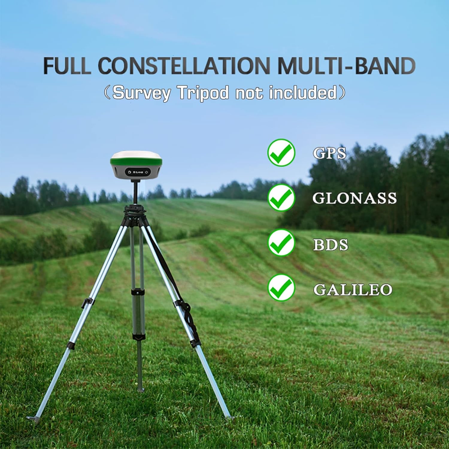 SMAJAYU RTK Surveying System with RTK Rover,Base and Handheld Surveying System Complete for Construction and Geodetic Surveying or Layout Planning Centimeter-Level Measurement Accuracy : Tools & Home Improvement