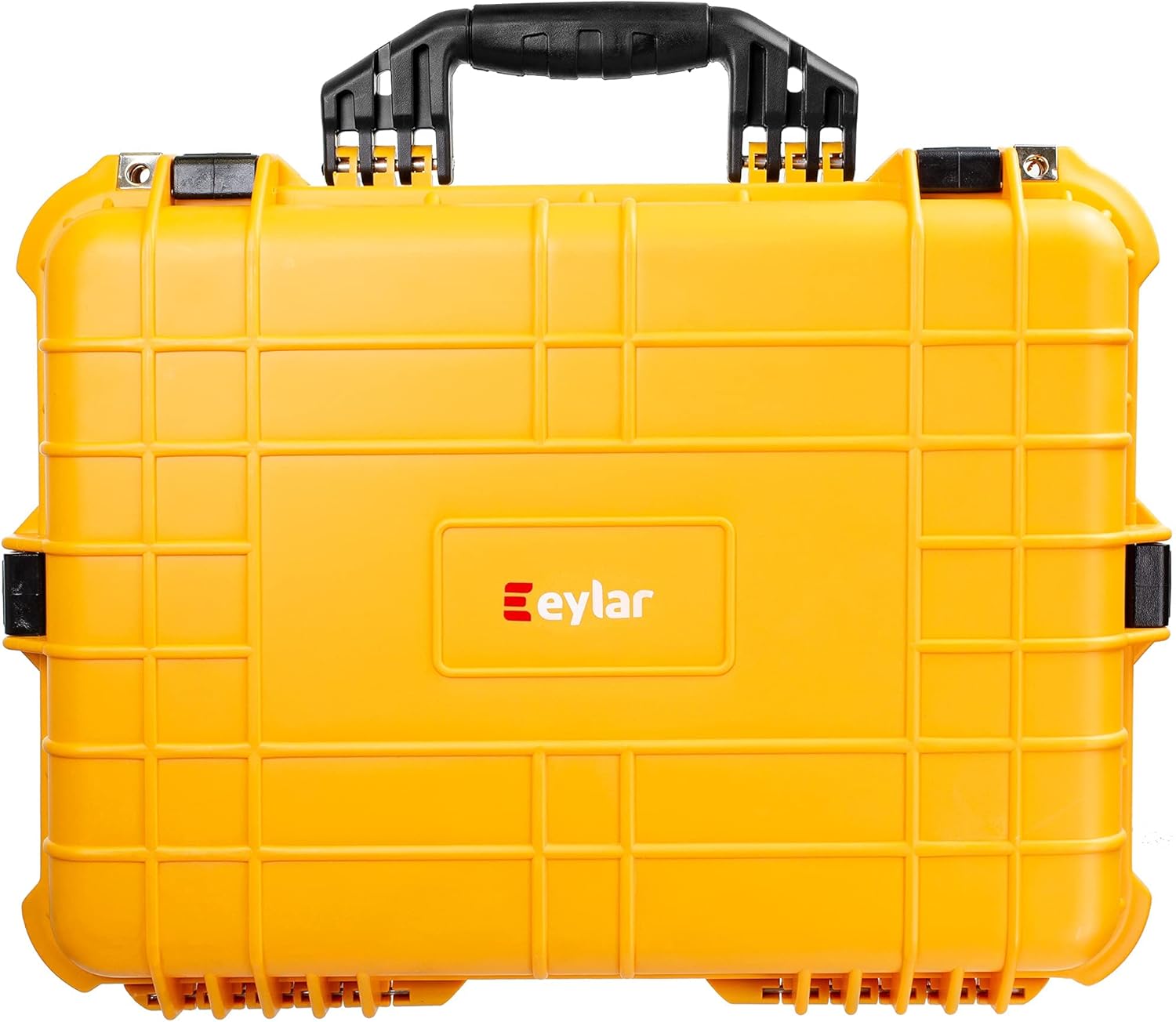 Eylar Large 20 Inch Protective Camera Case Water and Shock Proof With Foam (Yellow)