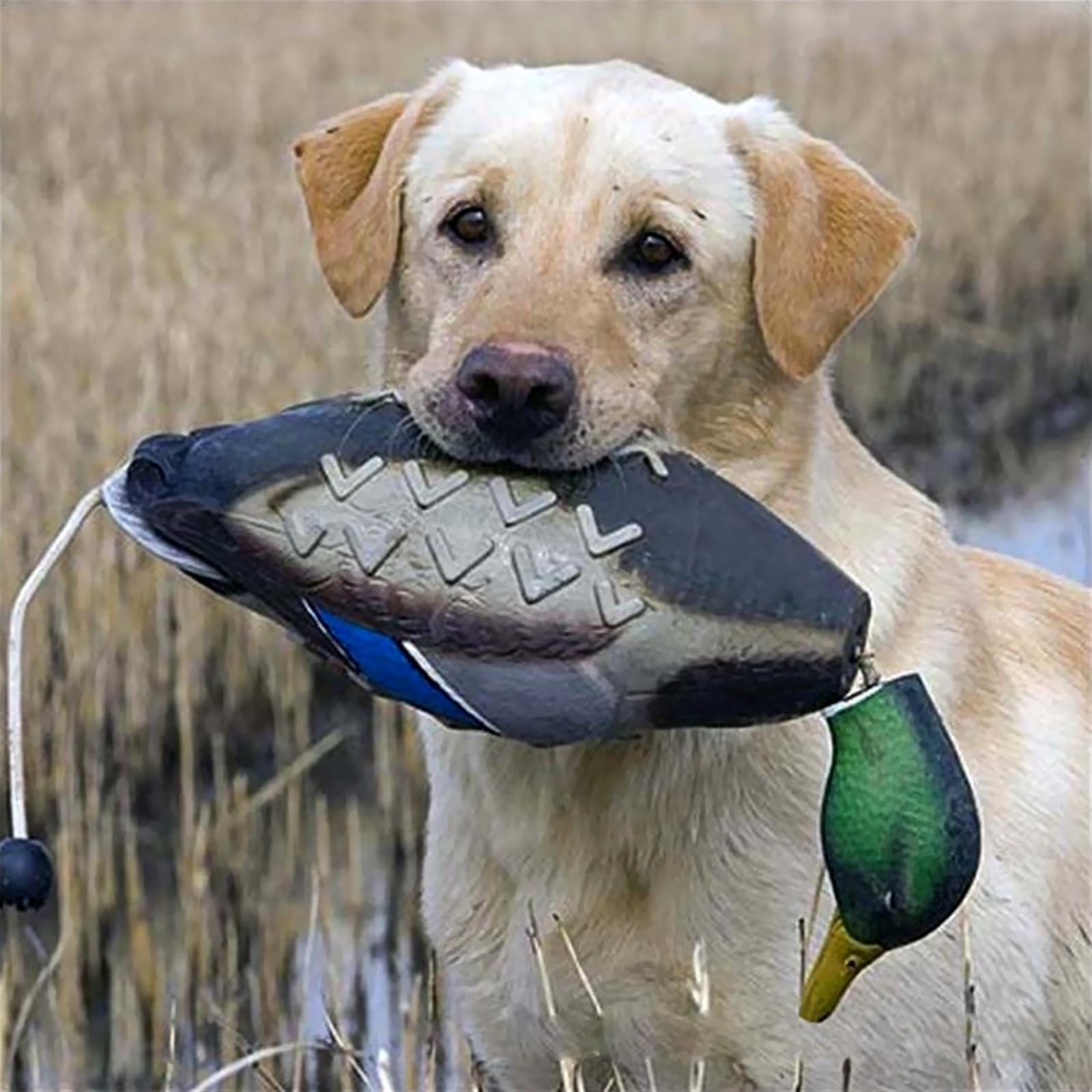 Pato Dummy Dog Training,Mordedor Perro Dummy Flotante,Parachoques de Pato Imita a un Dummy de Pato como Juguete para el Entrenamiento de Cachorros o Perros de Caza Adultos