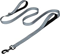 Vista 25 de Joytale - Correa resistente para perros grandes que tiran, doble asa para control de tráfico, correas reflectantes de doble cara para perros grandes