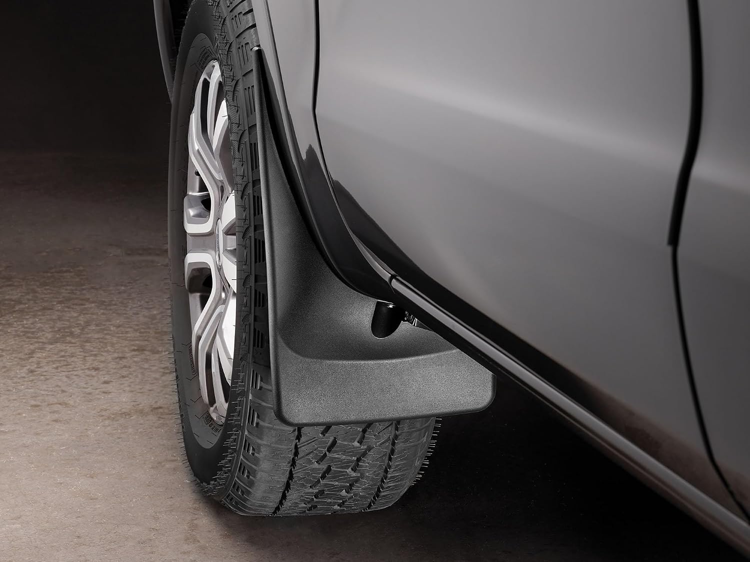 WeatherTech Custom No Drill Splash Guard MudFlaps for Ford Ranger, Front Pair (110106), Black