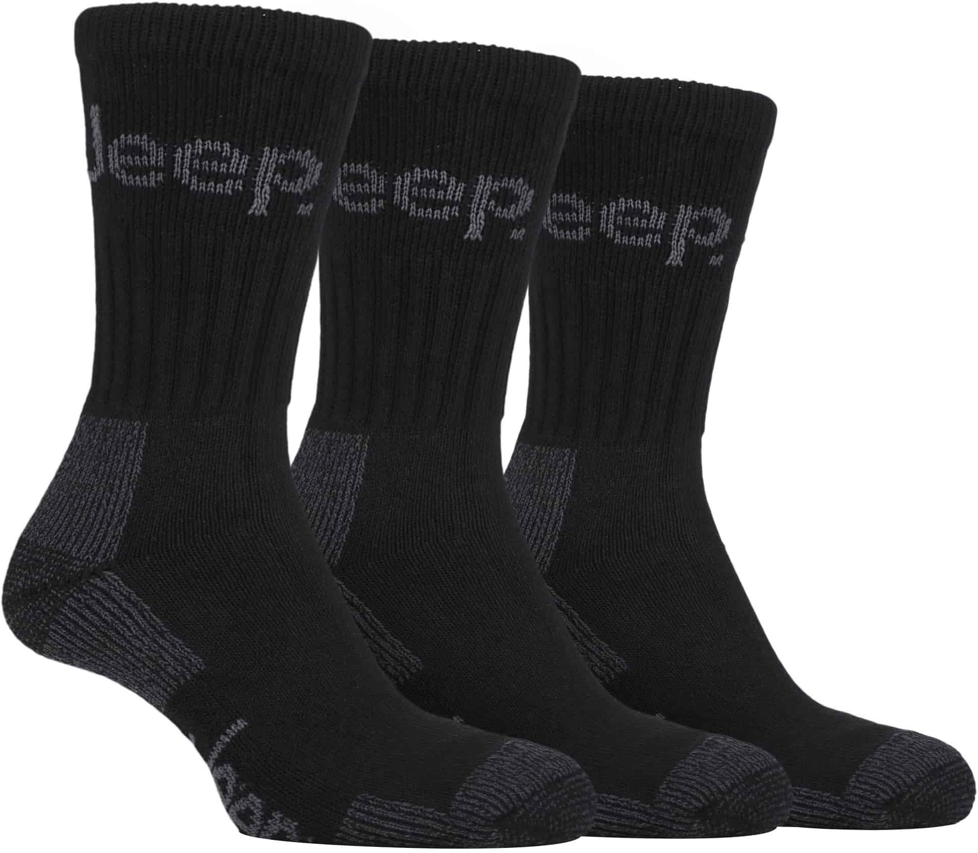 Mens 3 Pair Luxury Jeep Terrain Cushion Sole Walking Hiking Work Socks 6-11 uk, 39-45