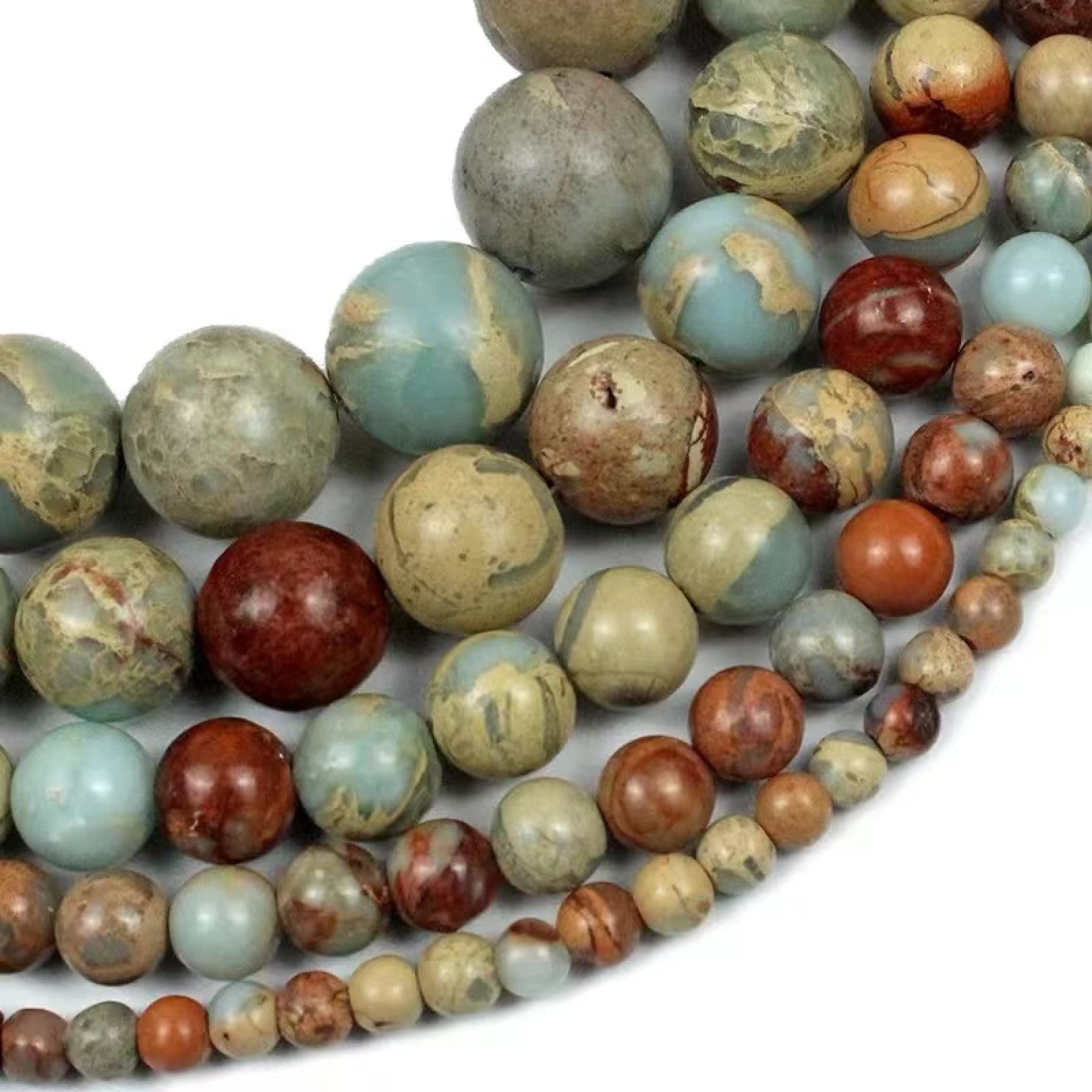 Perline naturali di pietra di luna color pesca all'ingrosso