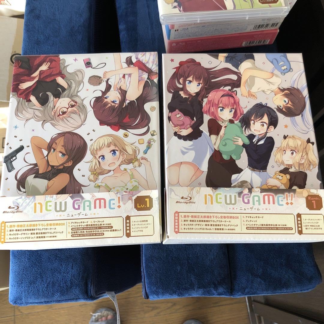 Amazon.co.jp: NEW GAME1期2期blu ray BOX OVA : おもちゃ