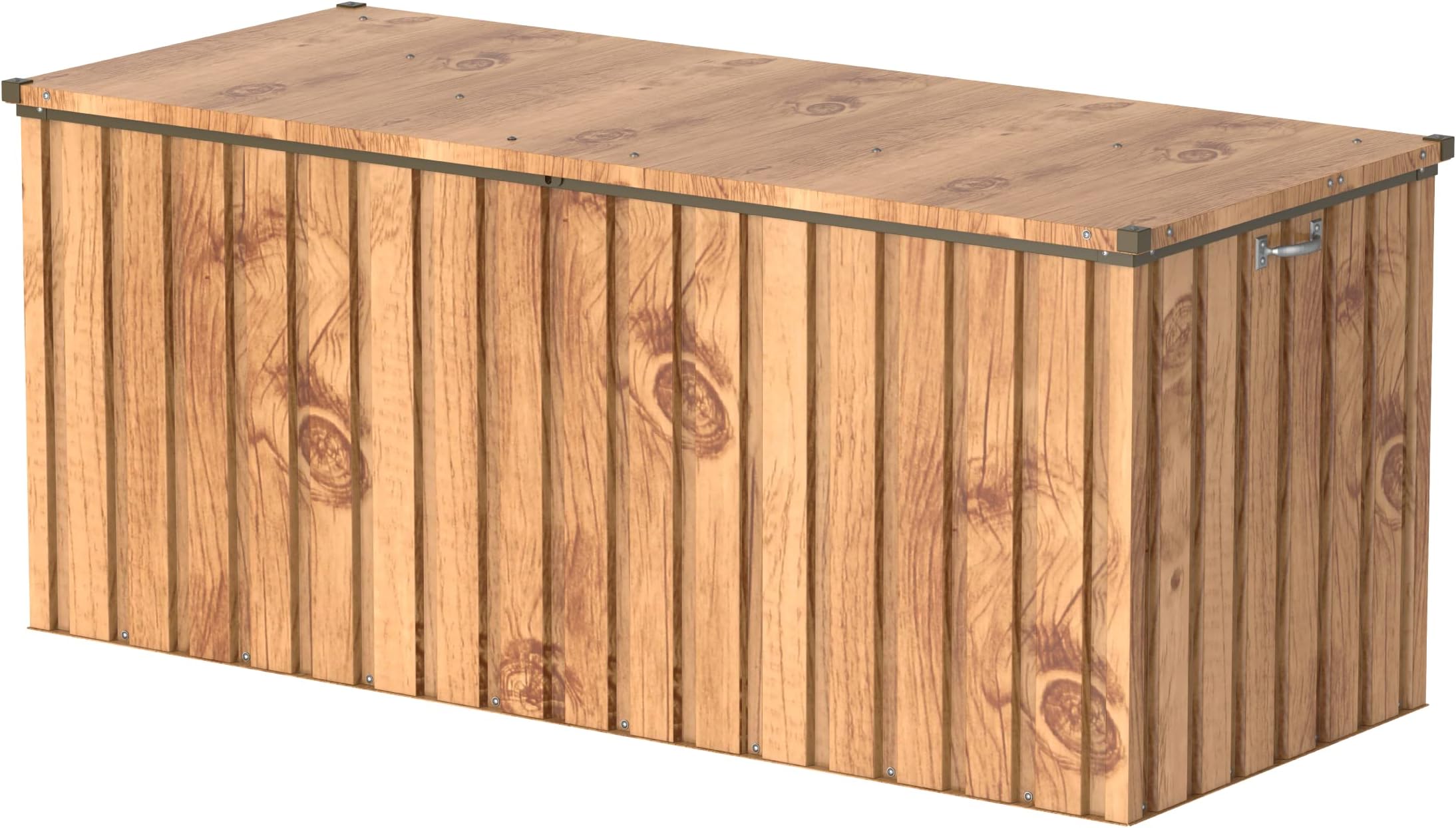 Casaria® Gartenbox Holz 350L Deckel 160kg belastbar Räder Griff ...