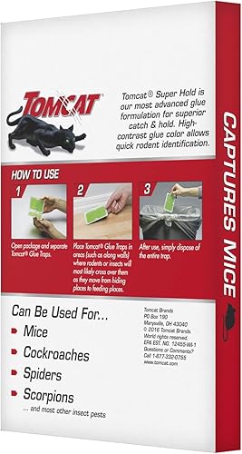 Miniatura 6 de Tomcat Trampas de pegamento Super Hold tamaño ratón, paquete de 3 (12 trampas de pegamento)