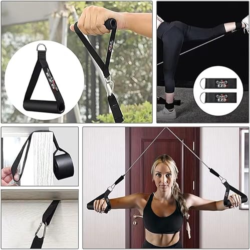 Miniatura 4 de "Juego de bandas de resistencia  Bandas de entrenamiento resistentes de 200 libras para entrenamiento de fuerza, gimnasio en casa y terapia física