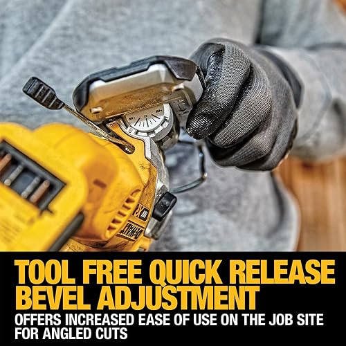 DEWALT Seghetto alternativo 18V Motore BRUSHLESS, DCS335NT-XJ - 7
