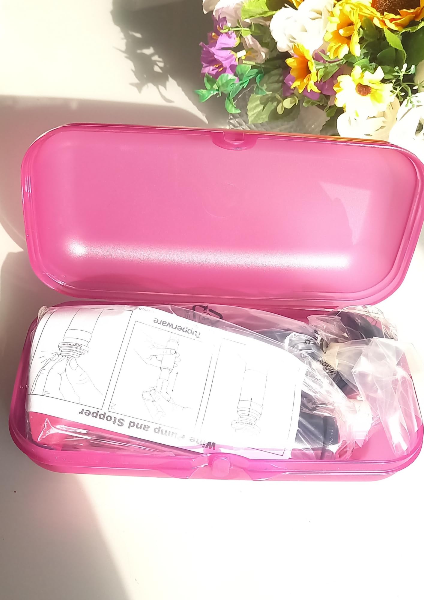 Tupperware Korkschraube & Weinzubehör Set Vineyard