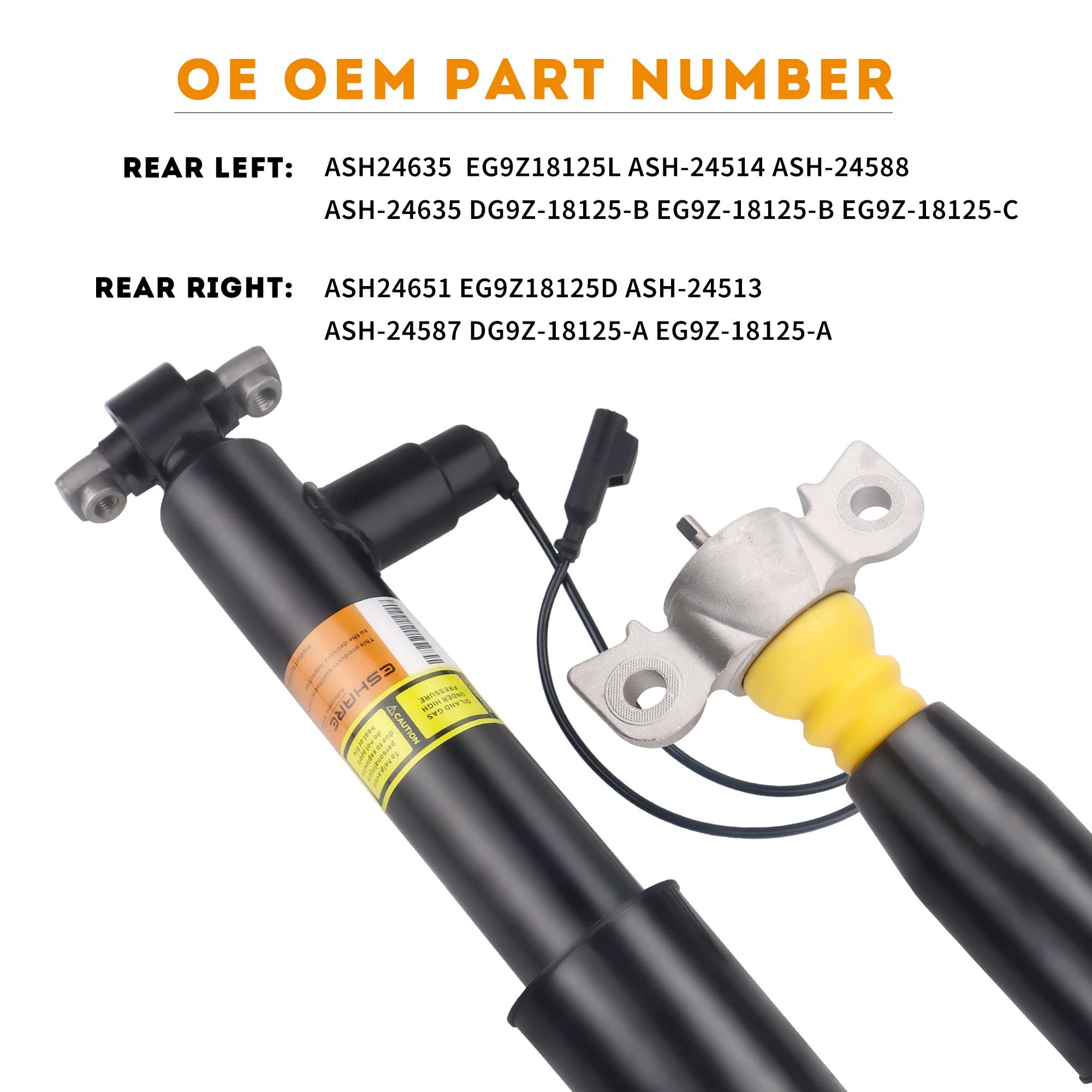 Amazon.com: SZZKPART Rear Shock Absorber Assy w/Magnetic