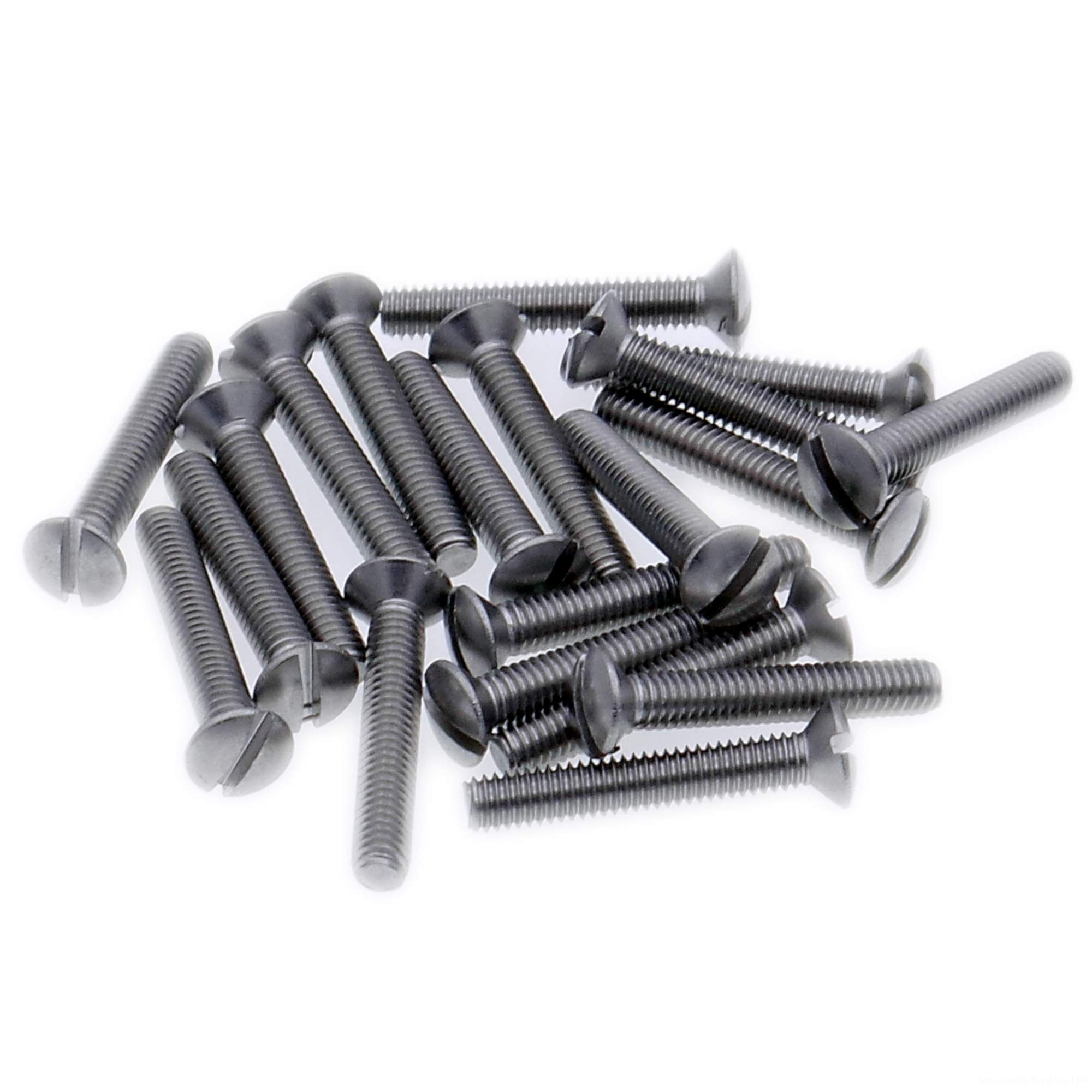 Singularity Supplies M4 (4Mm X 16Mm) Slot Raised Countersunk Machine Screw (Bolt) - Stainless Steel (A2) (Pack Of 20)