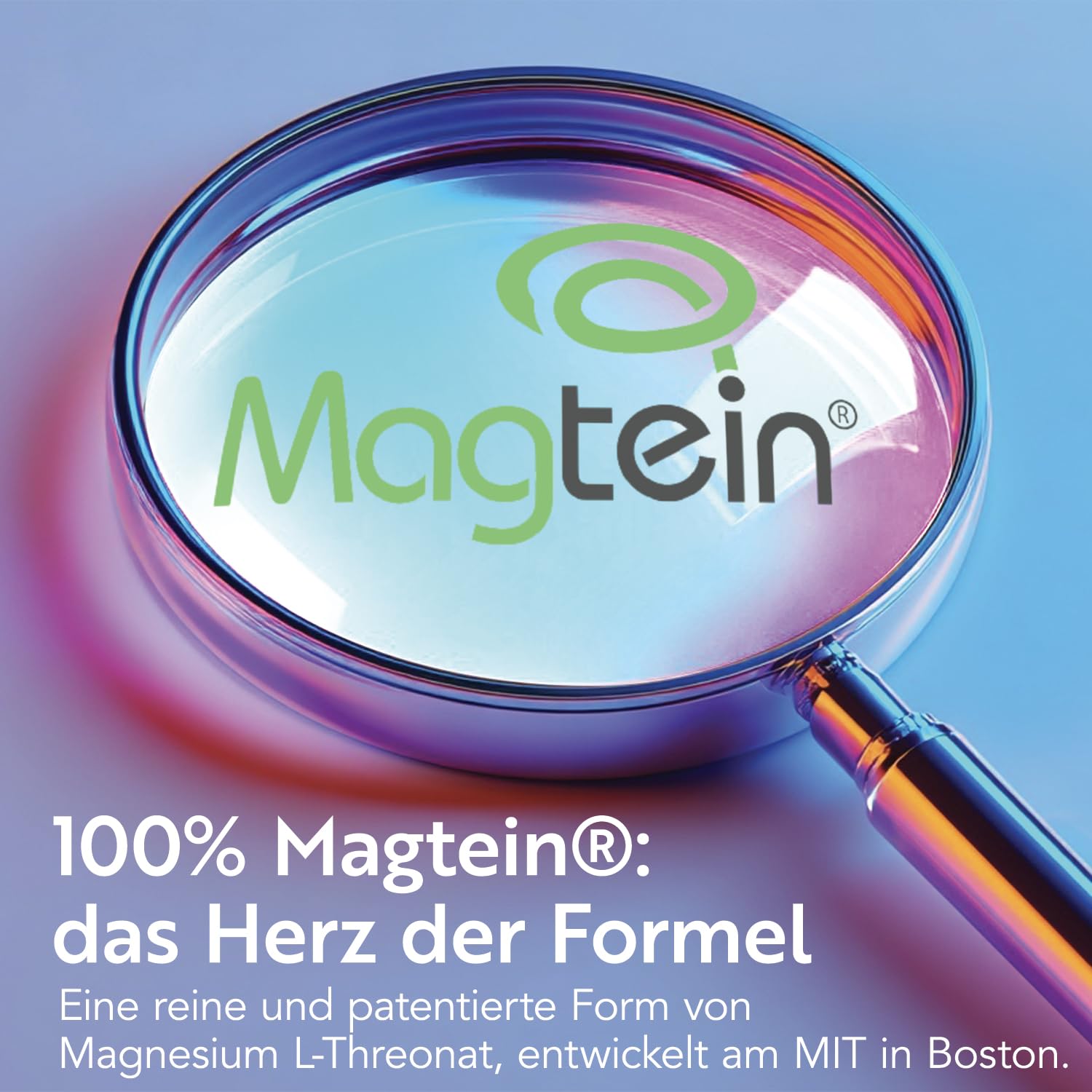 Magnesium Threonate Magtein PiùLife – 2000 mg (davon 164 mg des Minerals) | Nahrungsergänzung für Gedächtnis & Konzentration – 150 Kapseln – Gluten- & Laktosefrei