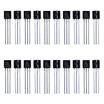 20x MCP1700-3302E/TO-92 LDO Linear Voltage Regulator 3-Terminals 250mA Fixed Output Voltage Nom. 3.3V Through Hole