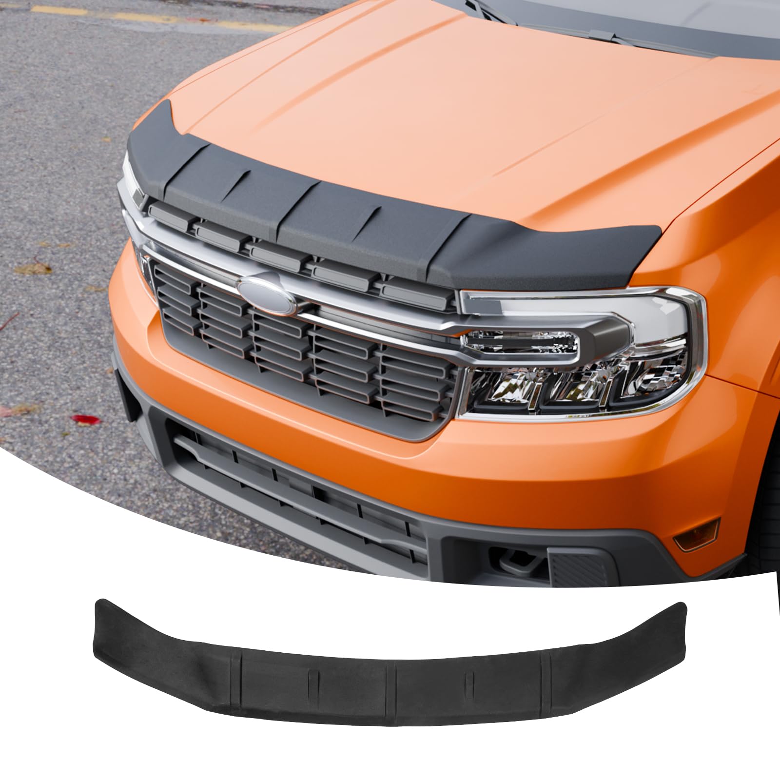 Protector de capó Ford Maverick contra impactos e insectos 7