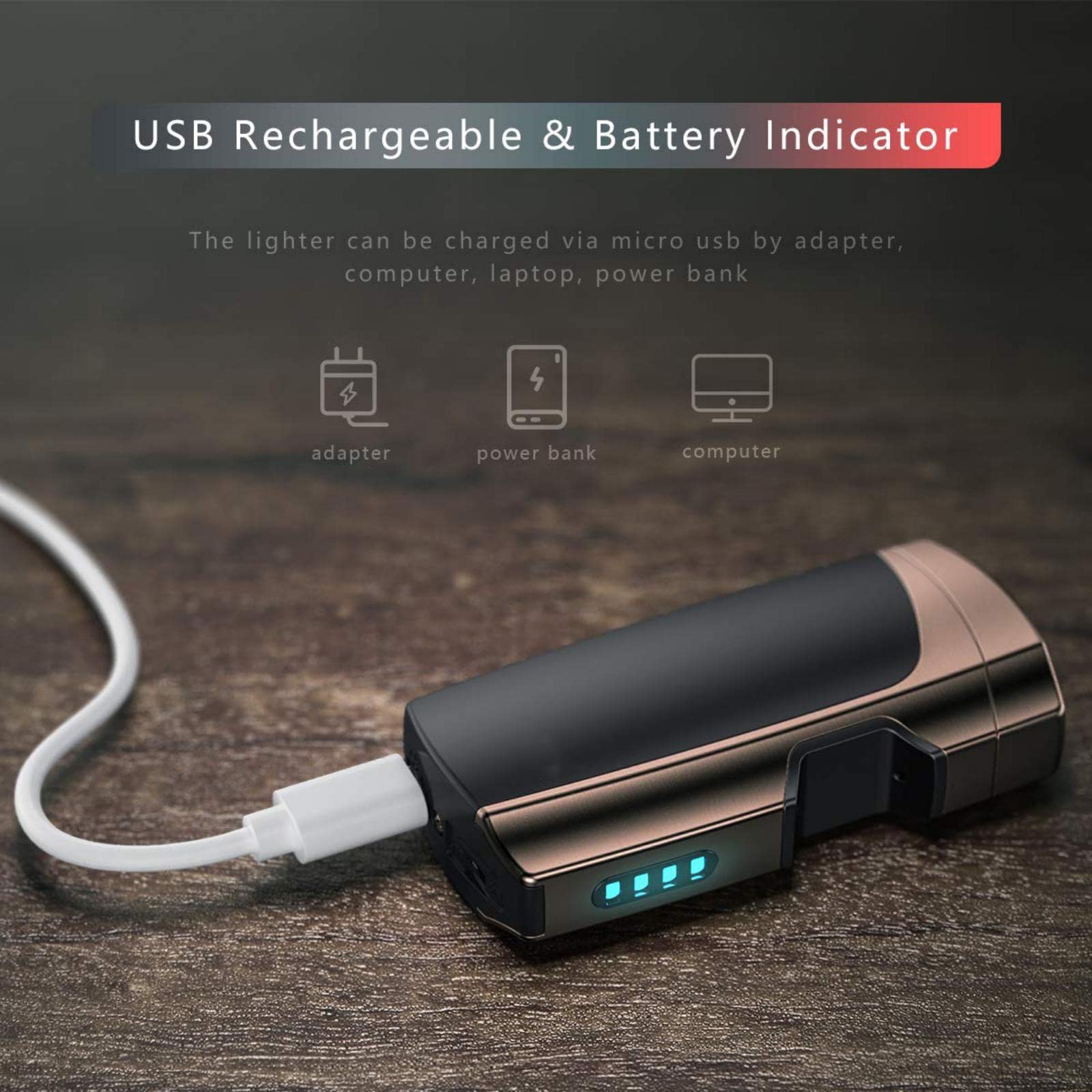 Amazon.co.jp: Generic レーザー誘導回転アークライターUSB充電式