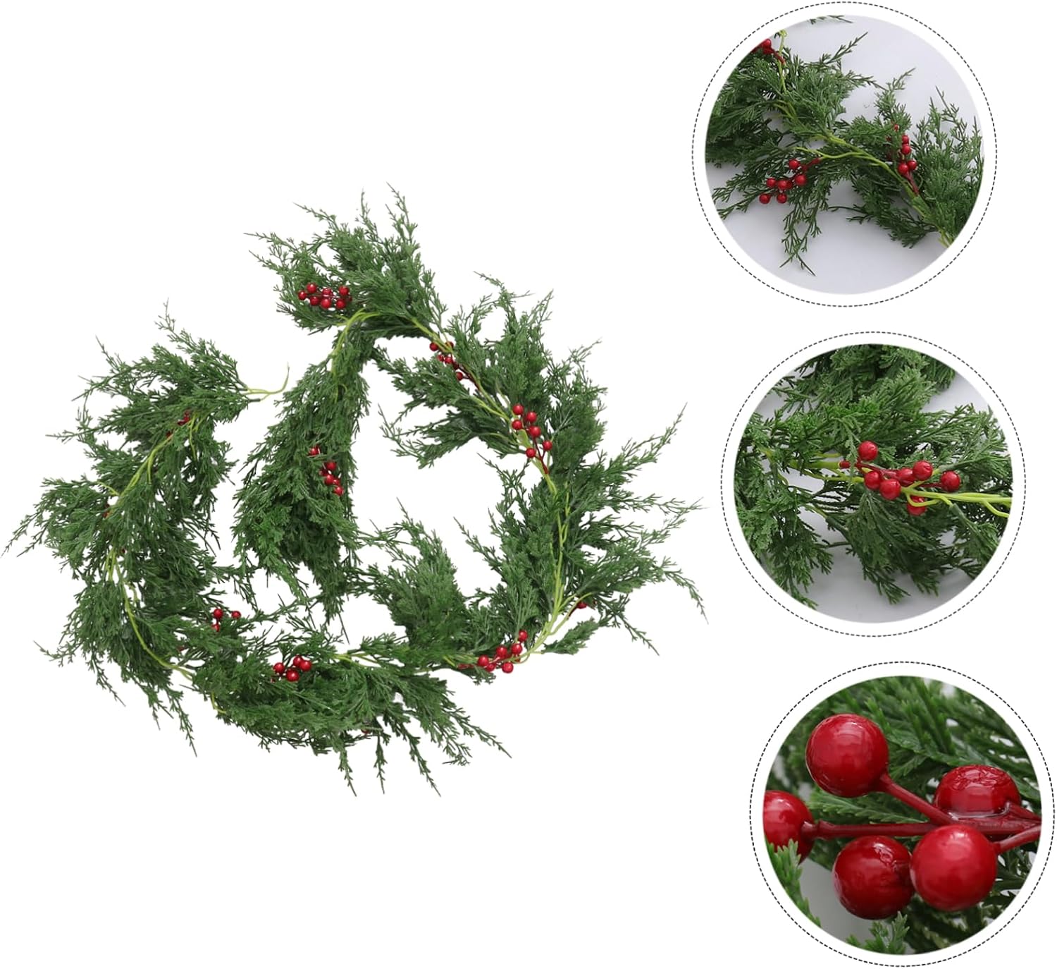 1pc Christmas Rattan Wall Hanging Decor Simulation Decoration for Home and Festive Events Faux Rattan Design for Holiday Cheer