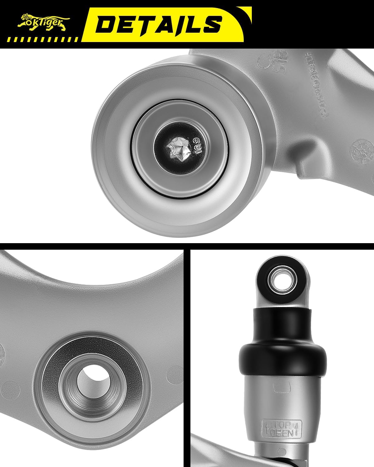 Oktiger 39385 Belt Tensioner Assembly with Pulley Fit for Honda Civic 2012 2013 2014 2015 1.8L L4 Belt Tensioner OE# 3117051BH01, 3117051BH02, 31170R0A005, 31170R0A015, 31170R0A025, 89600,49470