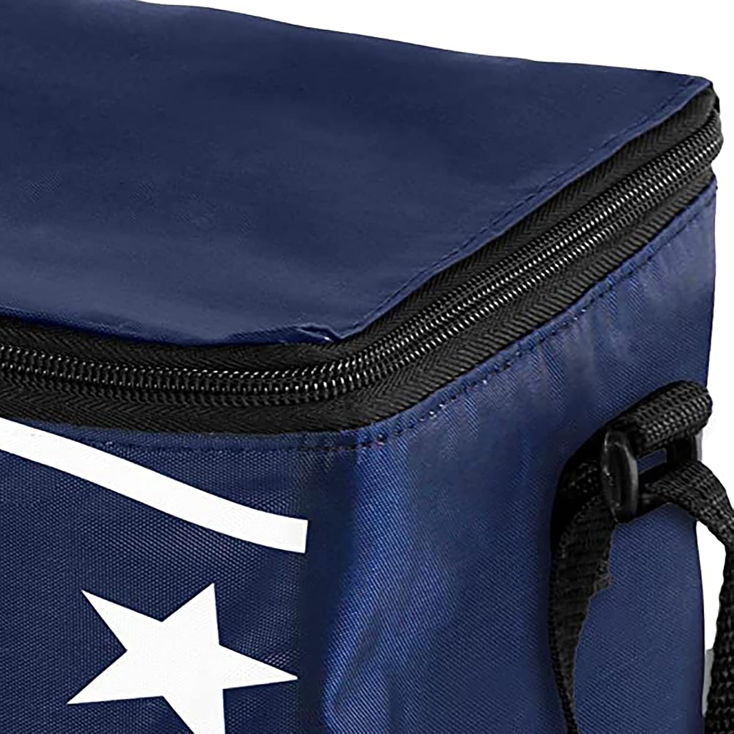 New England Patriots Big Logo Stripe 6 Pack Cooler