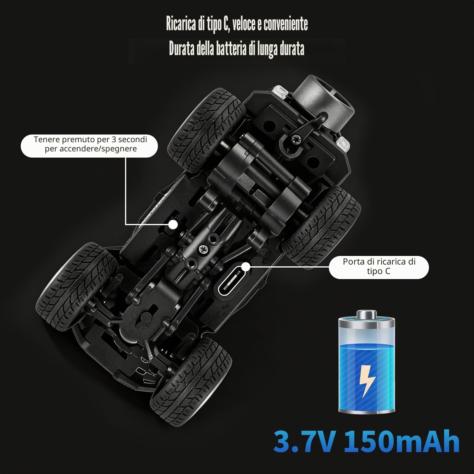 OBEST Auto Telecomandata con Fotocamera, 2.4 GHz Camion Radiocomandato, Controllo App, Trasferimento di Foto WiFi, 2 Modalità di Velocità, Carrozzeria Fuoristrada, Camion per Adulti Bambini