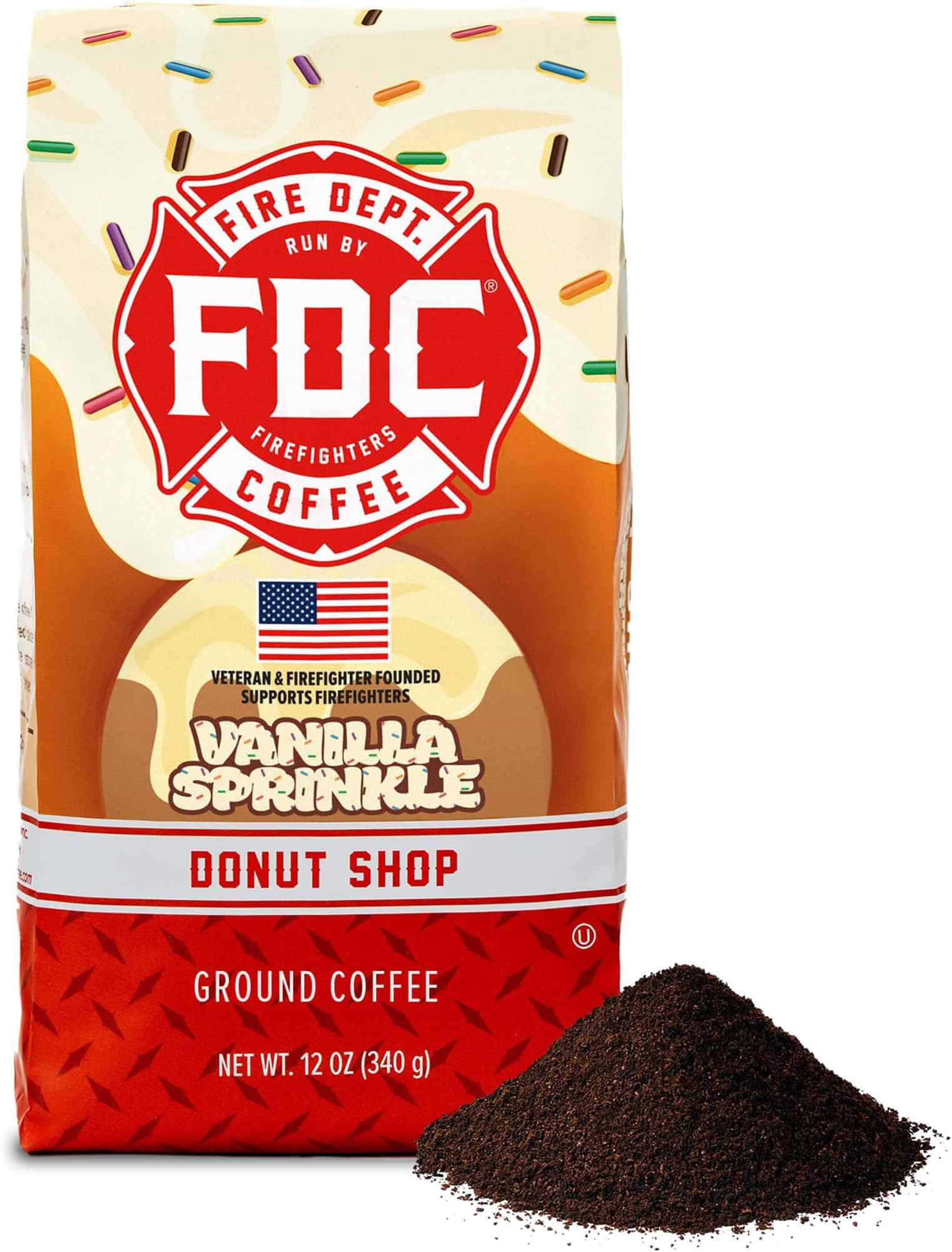 Vanilla Sprinkle Donut Ground Coffee - 12 oz