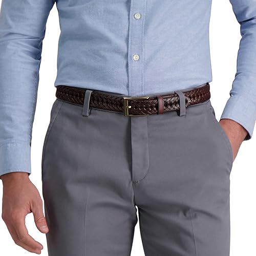 Miniatura 5 de Dockers - Cinturón de vestir y casual de cuero trenzado para hombre