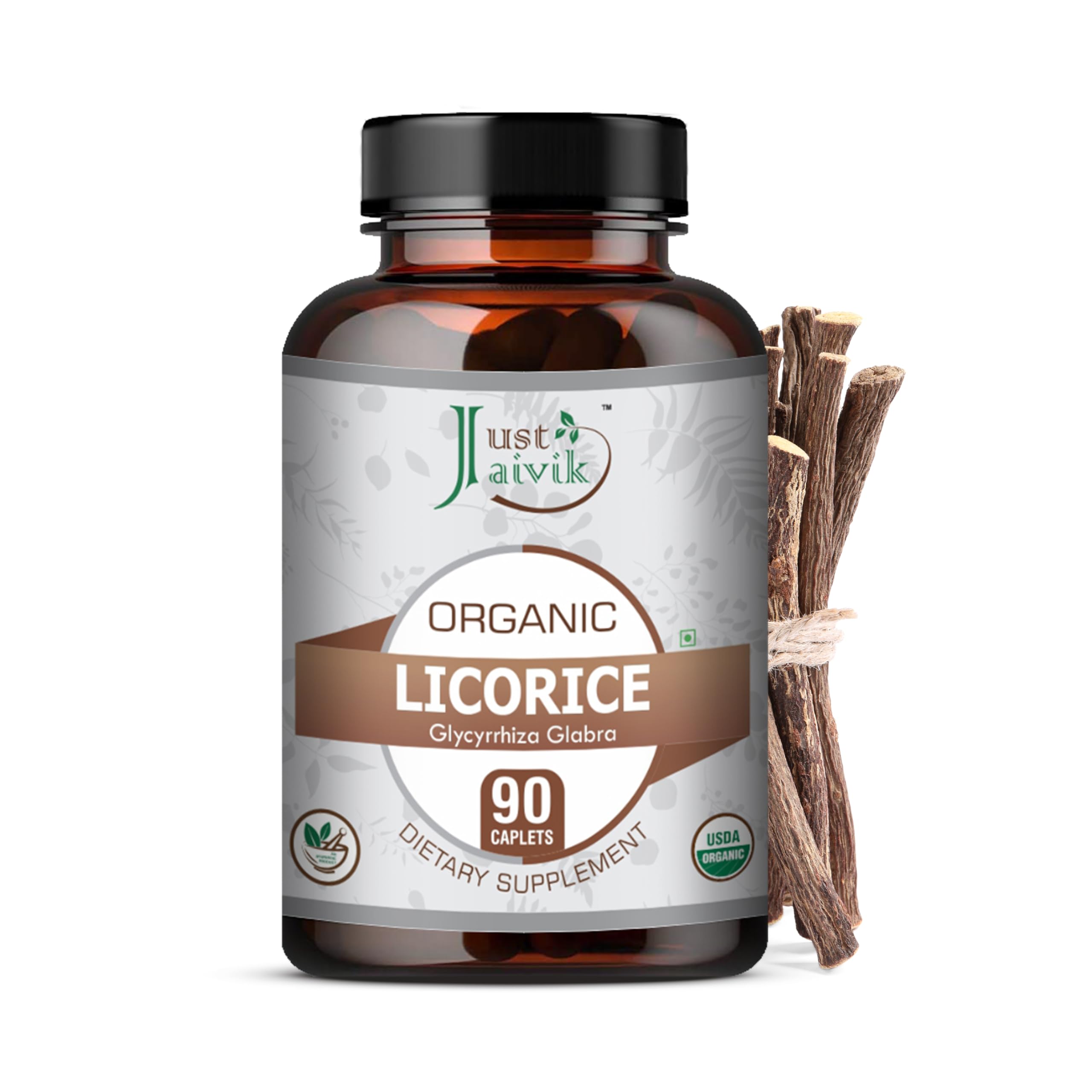 Amazon.com: Just Jaivik 100% Organic & Pure Licorice (Glycyrrhiza
