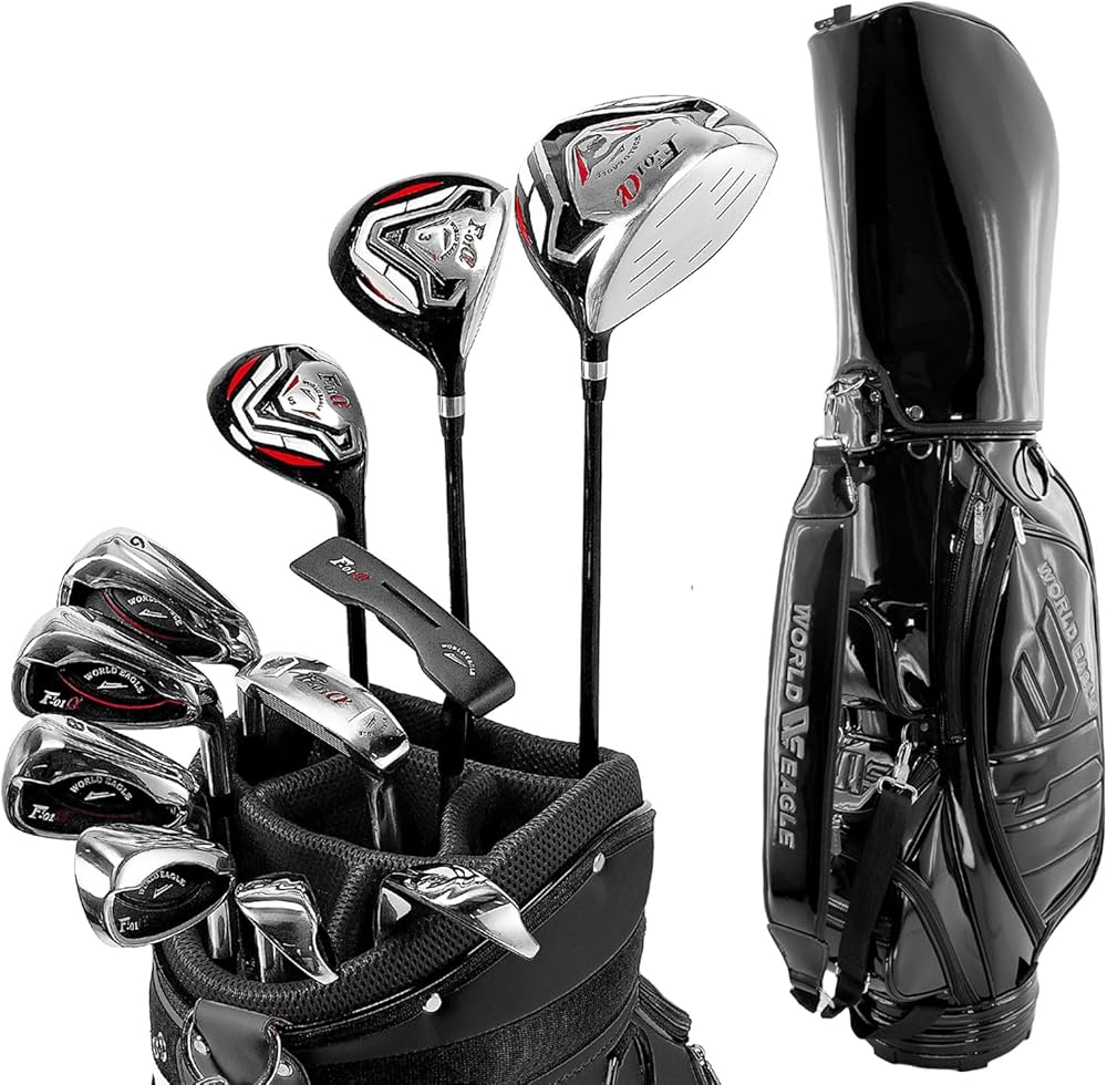 美品 World Eagle F-1α 初心者 ゴルフセット 11本 軽量 充実 Amazon.co.jp: WORLD EAGLE アウトレット 初心者向け ゴルフクラブ