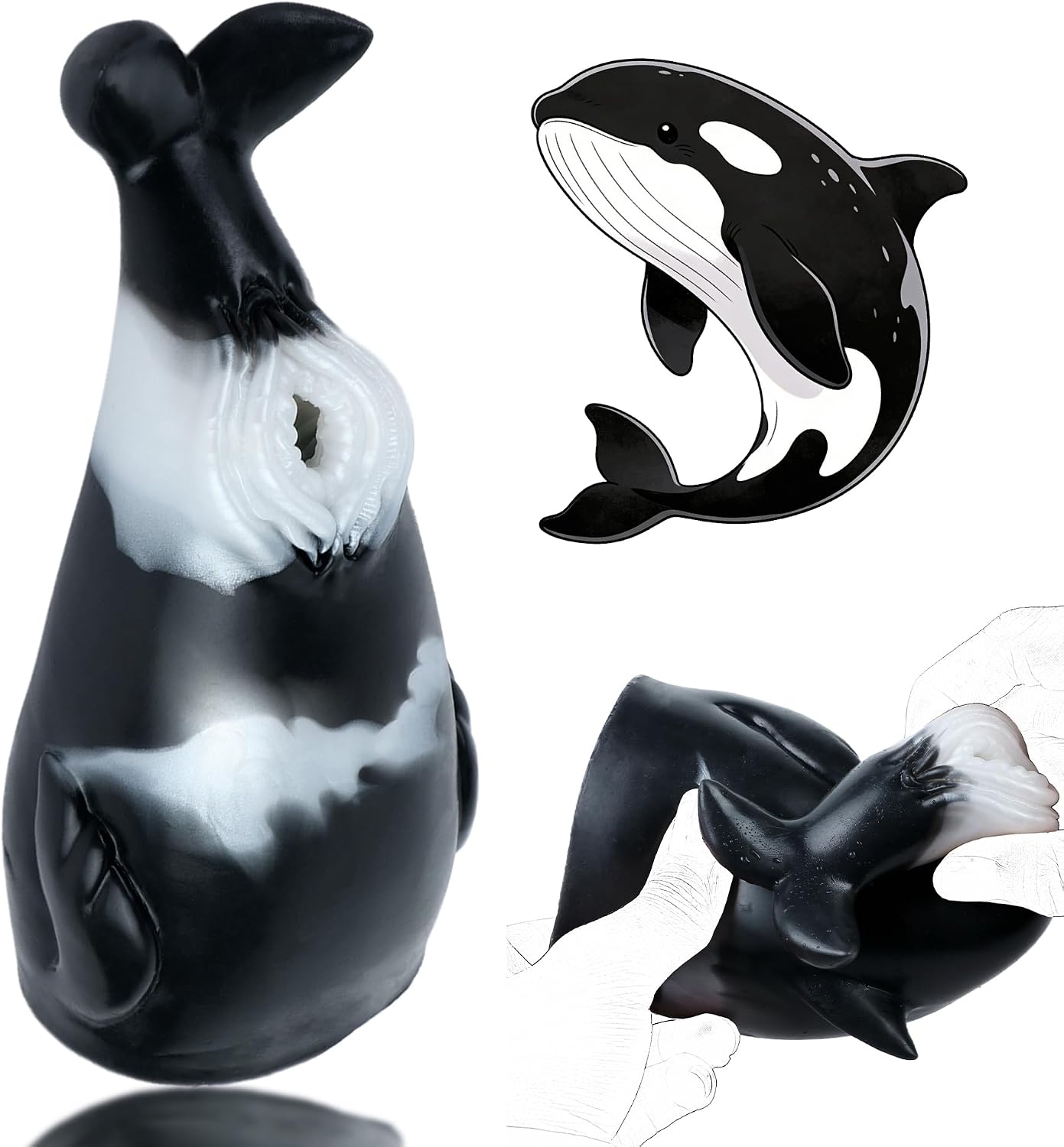 Pocket Pussy Stroker Male Masturbator Cup Sex Toys for Men,Fantasy Stroker Masturbation Sleeve Monster Sex Doll with Realistic Textured Silicone Animal Pussy