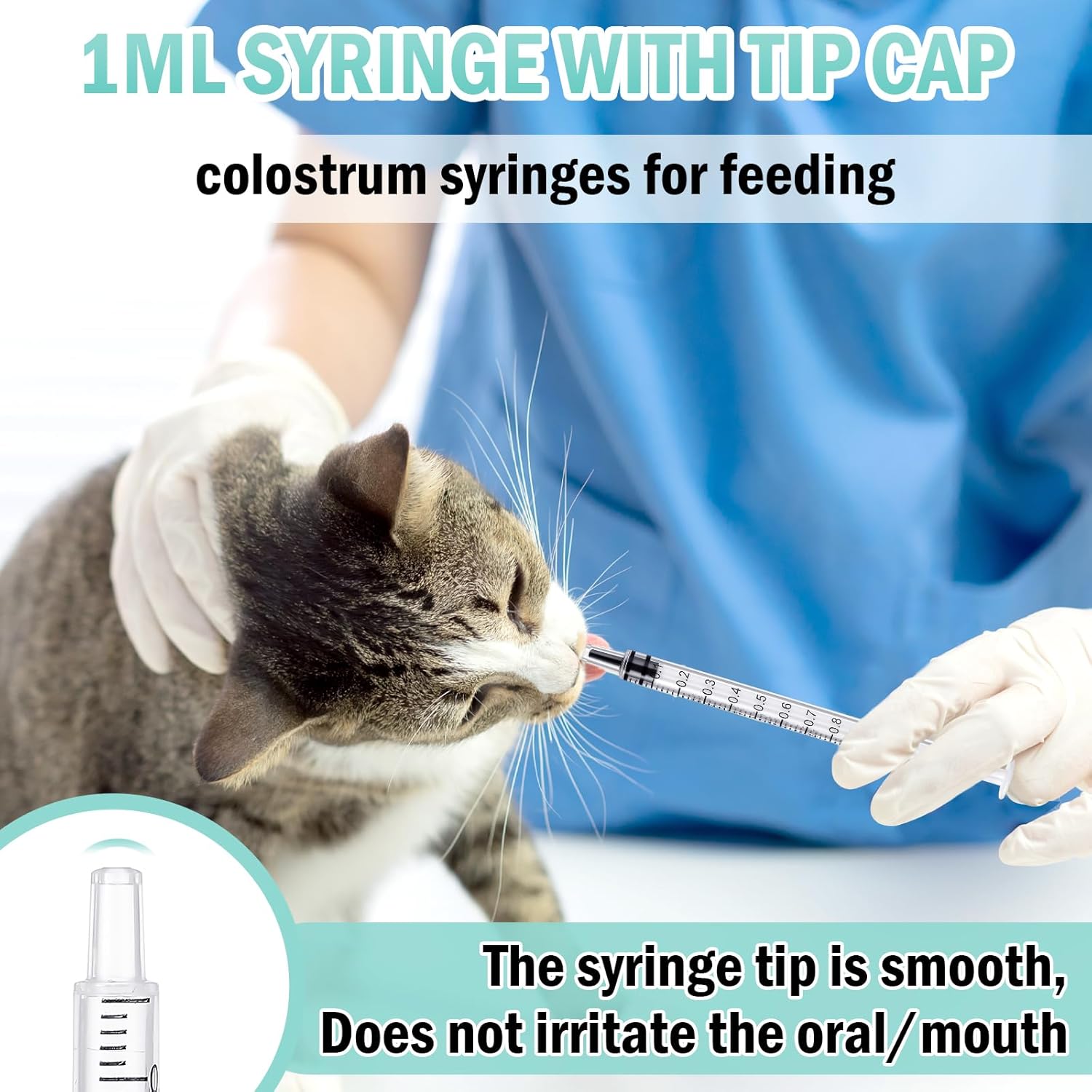 Syringe with Cap 20 Pcs Liquid Syringes Plastic Dispensing Cover Sample Injection Syringes Measurement Multifunction Lab Utensils for Feedings Collections Watering Refilling