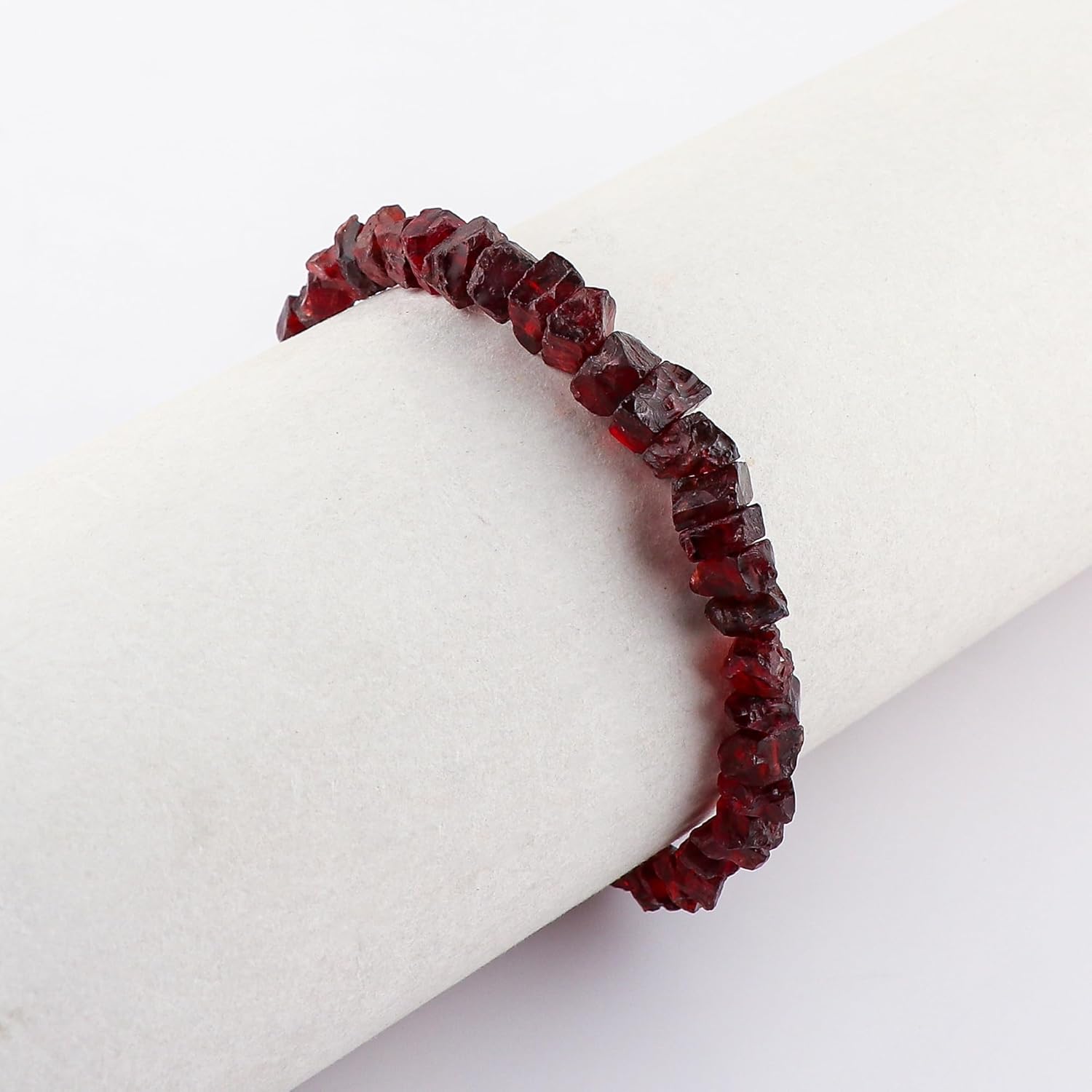 Genuine Raw Gemstone Bracelet, Handmade Bohemian Jewelry, Rough Stone Gold Plated Bracelet, Chakra & Healing Crystals, Christmas Gift for Her (Size.7+1inch) - Image 5