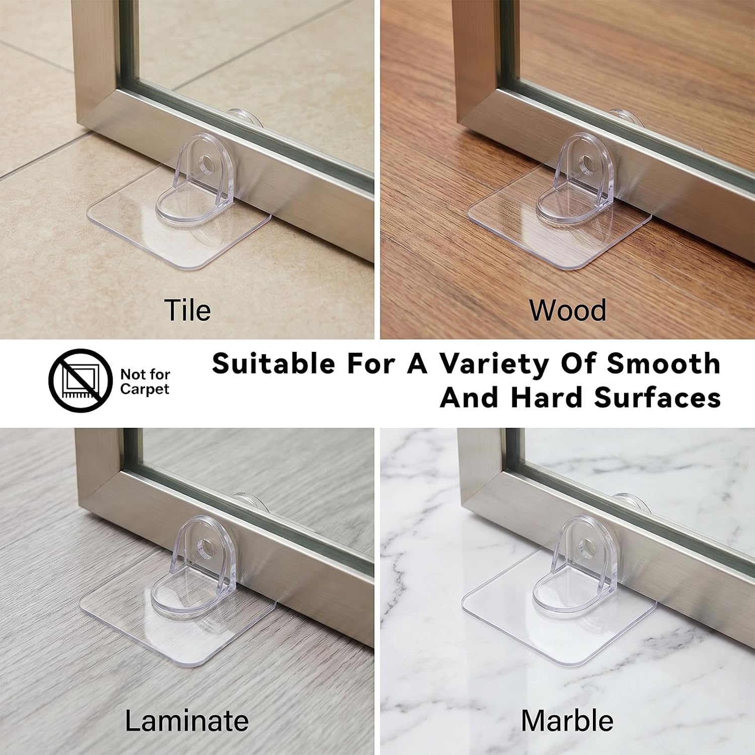 10Pcs Mirror Stand for Floor, No Drill Plastic Leaning Mirror Stoppers for Full Length Mirrors Adhesive Anti Tip Furniture Wall Anchors Stable Support Brackets for Bedroom Living Room Bathroom
