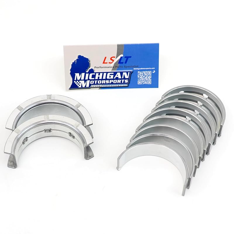 Bronzinas de Mancal Principal LS Michigan Motorsports Standard Size SI-Series para Motores Gen III/IV – Jogo completo