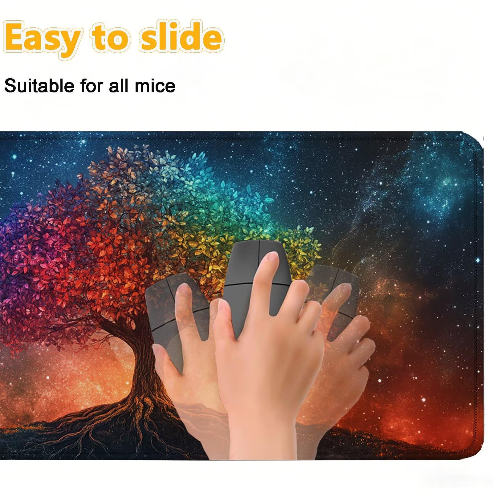 Tappetino Mouse 900x450mm | Superficie Ultra-Liscia, Albero 0-z630