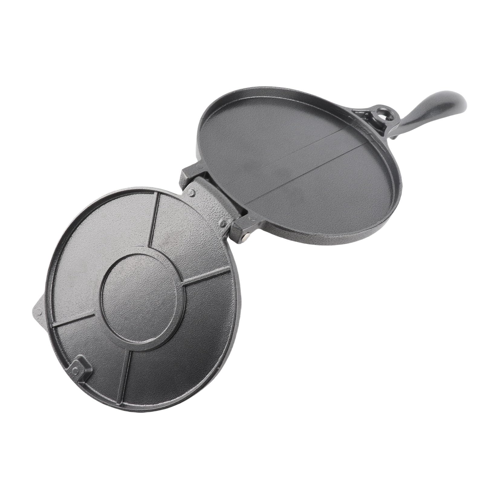 Aluminiowa Prasa do Tortilli do Chińskich Ciast, Ciastek, Prasa do Ciasta ze Stopu Aluminium do Robienia Pizzy Patty, Narzędzie do Prasowania (16 cm Czarny)