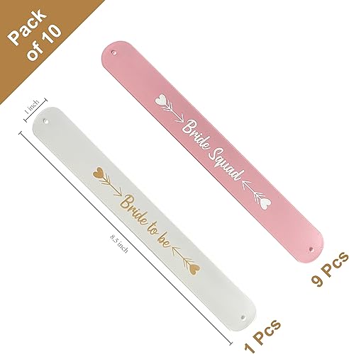 Miniatura 2 de PartyGifts&beyond Pulsera de silicona para despedida de soltera, pulsera de silicona colorida con escala para regalos de dama de honor