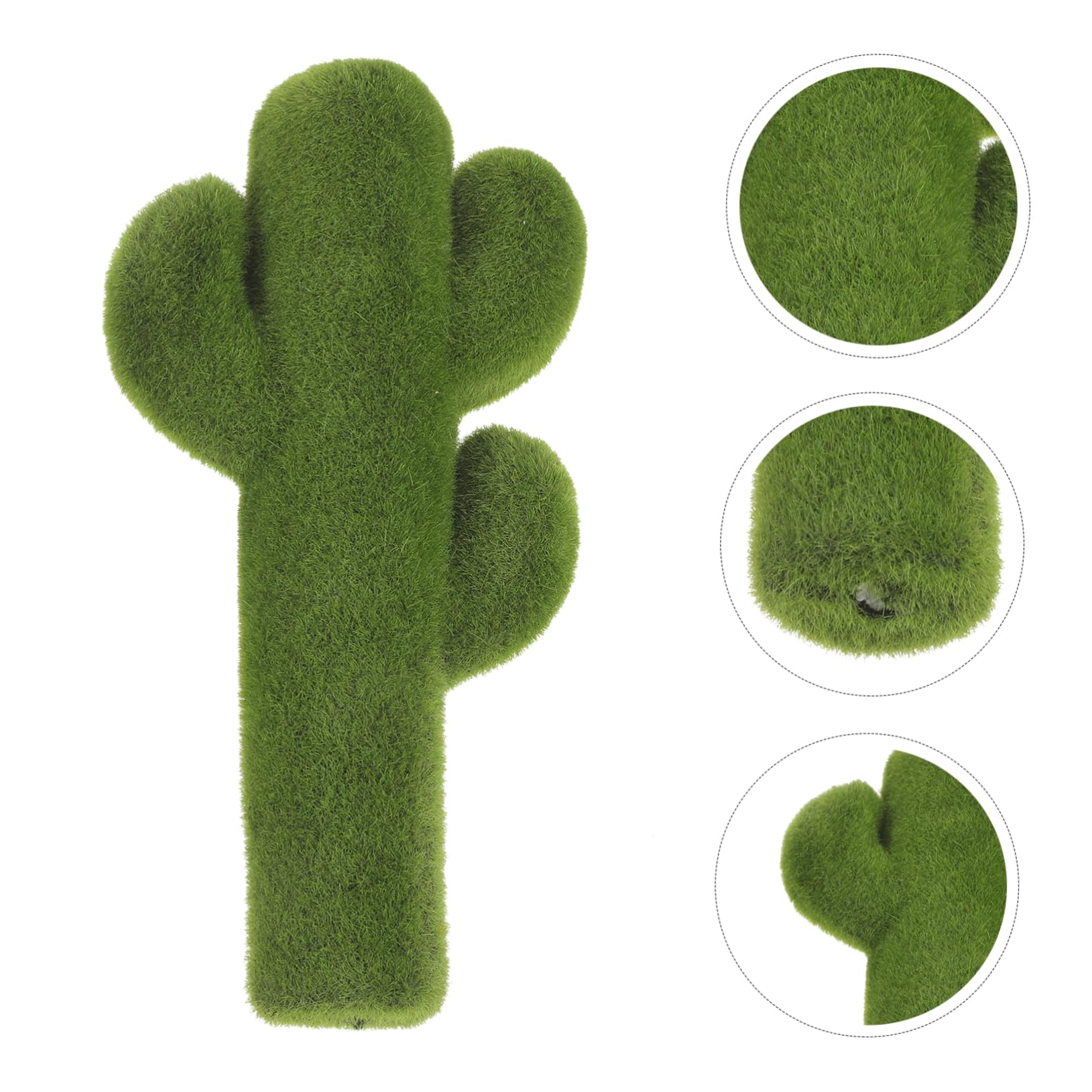 ifundom 5 Piezas Pilar de Hadas de Musgo simulado suculentas Artificiales al Aire Libre Musgo Artificial Interior suculento Largo Centro de Mesa de Cocina Escultura de Cactus Espuma Verde