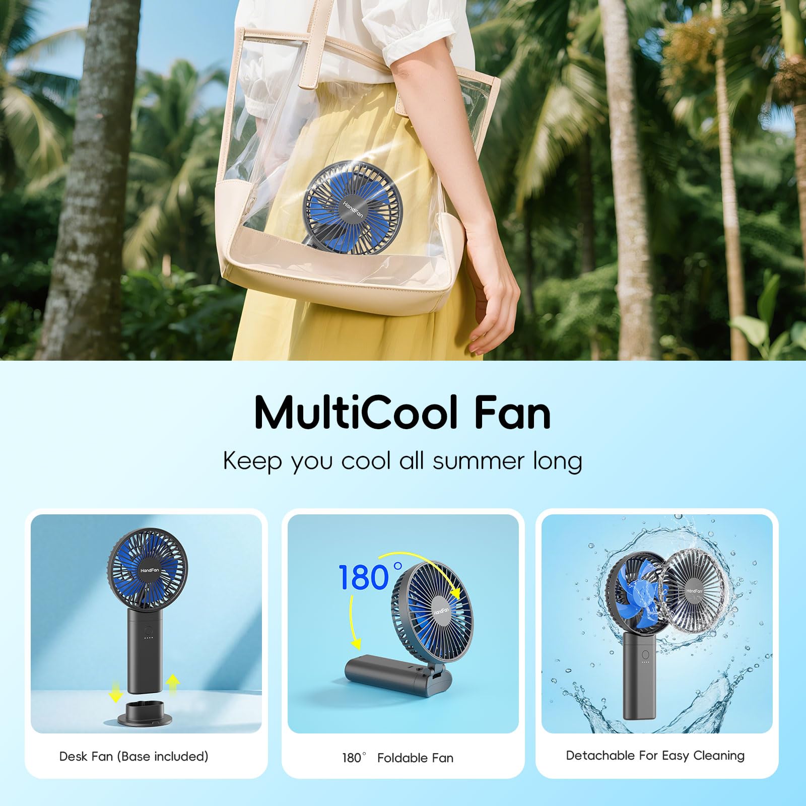 HandFan Ventilateur Portatif