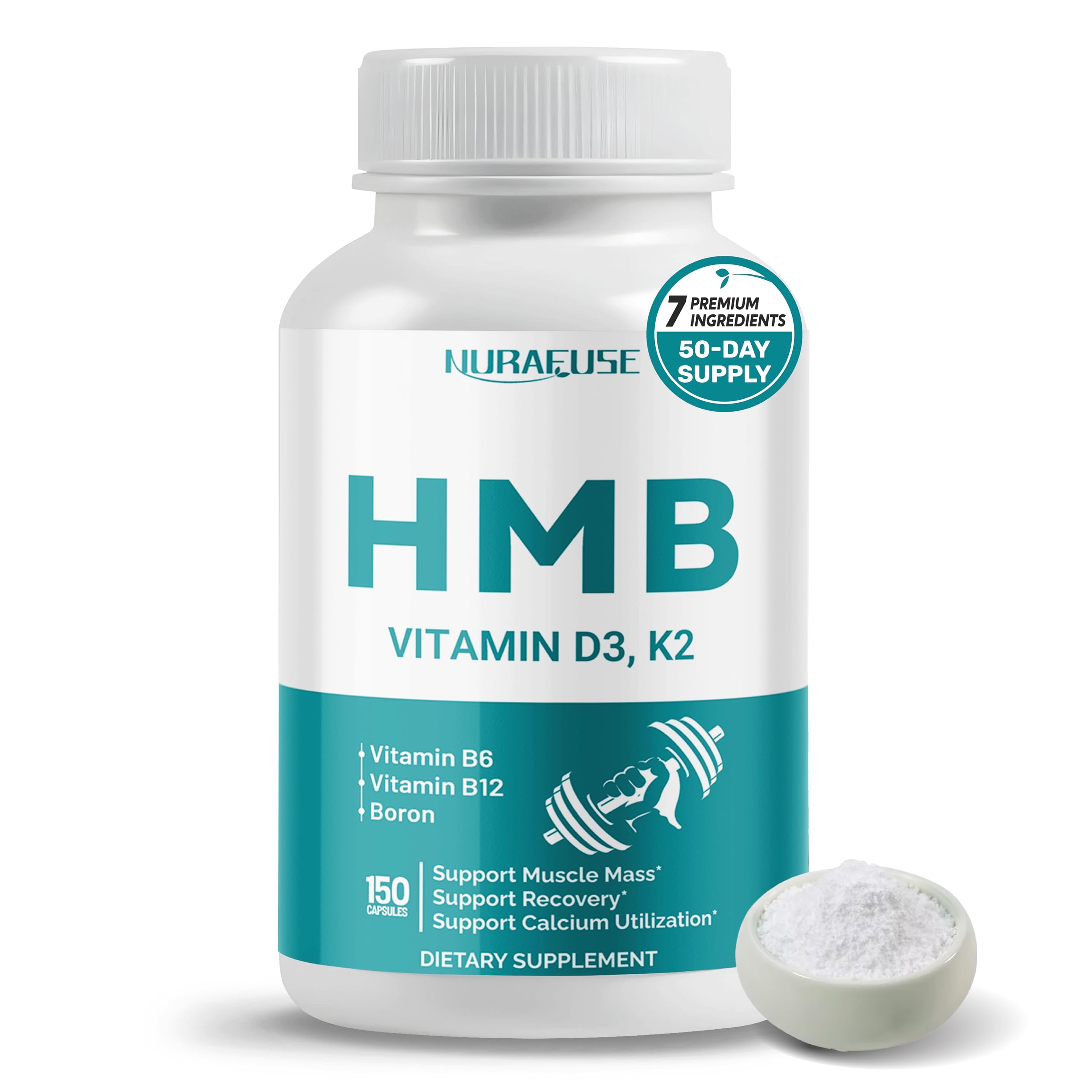 Amazon.com: NURAFUSE Liposomal HMB with Vitamin D3, K2 - Support