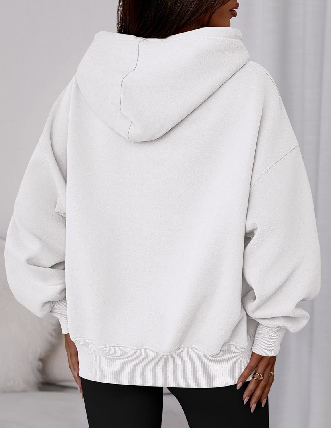 PRETTYGARDEN Women's 2025 Fall Fashion Oversized Hoodies Sweatshirt Fleece Long Sleeve Going Out Tops Trendy Winter Clothing - Image 5