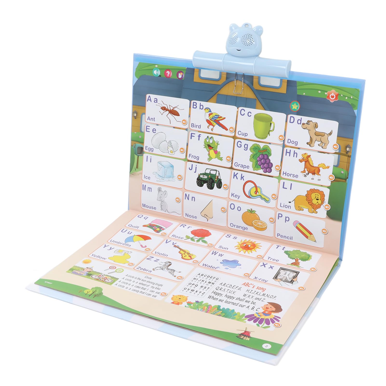 Juguete de aprendizaje interactivo bilingüe árabe inglés con sonido para pared 8