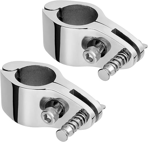 TINGZHIGO Boot Bimini Top Scharnierbacken mit Schnellspannstift für 2,2 cm runde