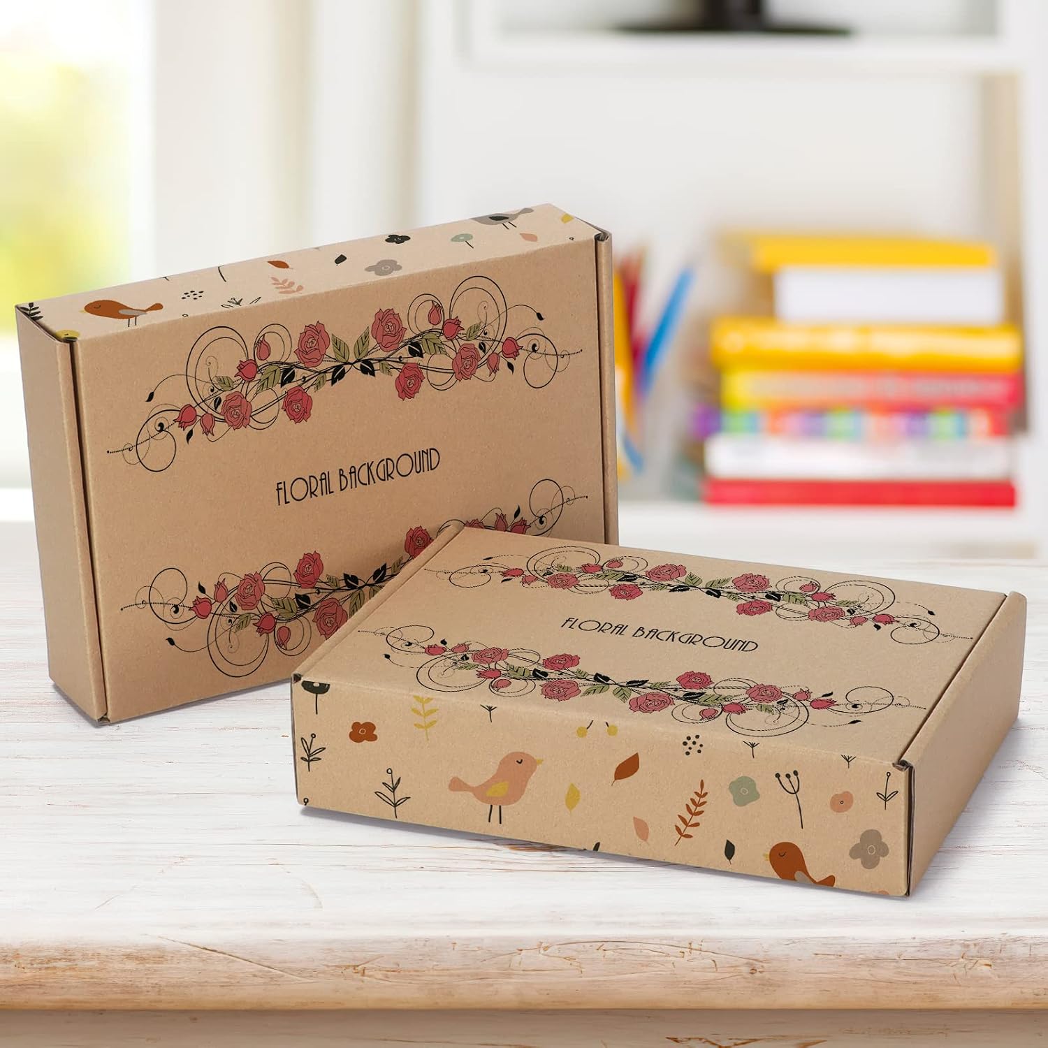 9x6x2 and 7x5x2 Shipping Boxes Product Bundle, Set of 40 image 3