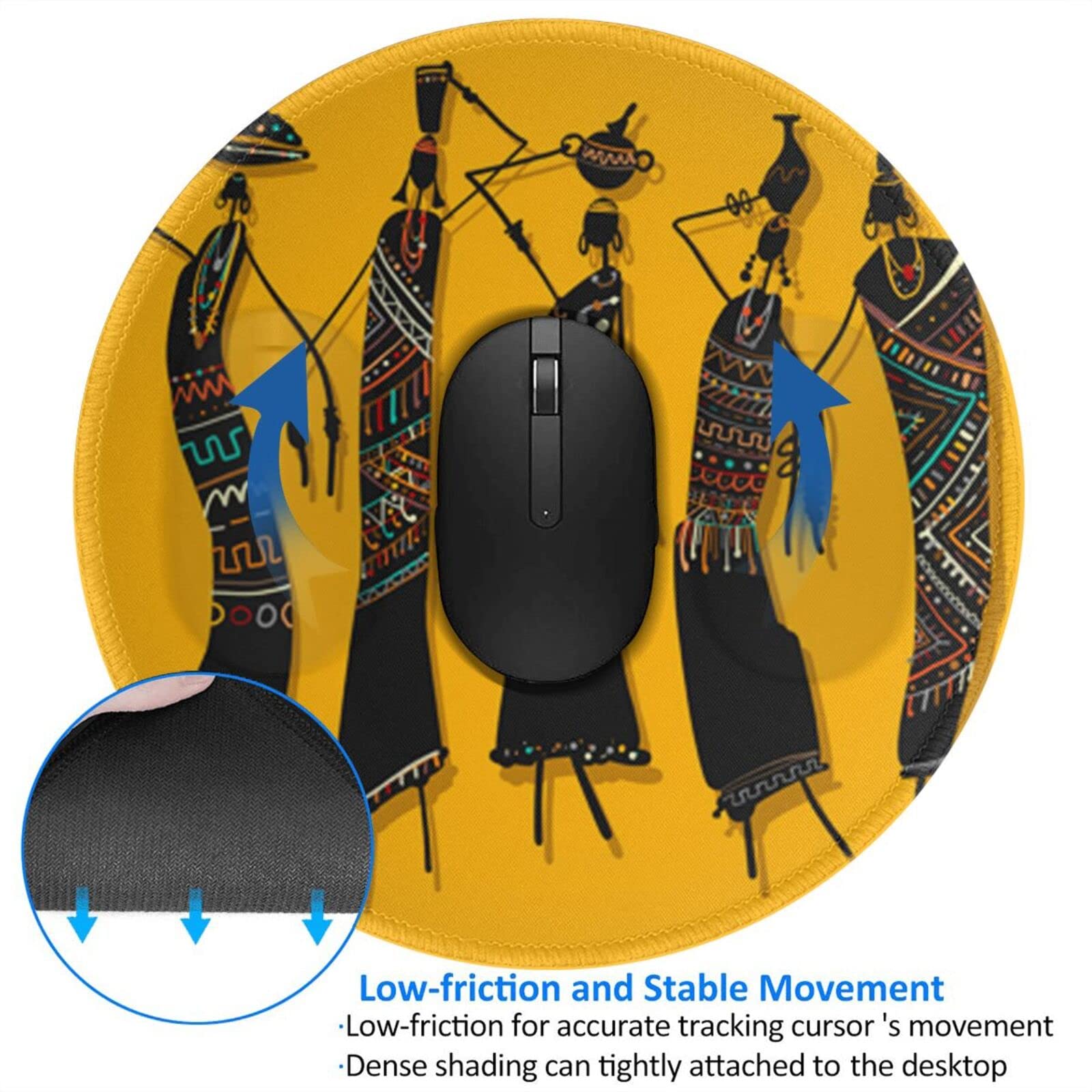 ラウンドゲーム用マウスパッド クリエイティブカスタムノンスリップマウスマットベストミッキーマウス　並行輸入品 | ピクミン ラウンドマウスパッドクラシックかわいい弾性