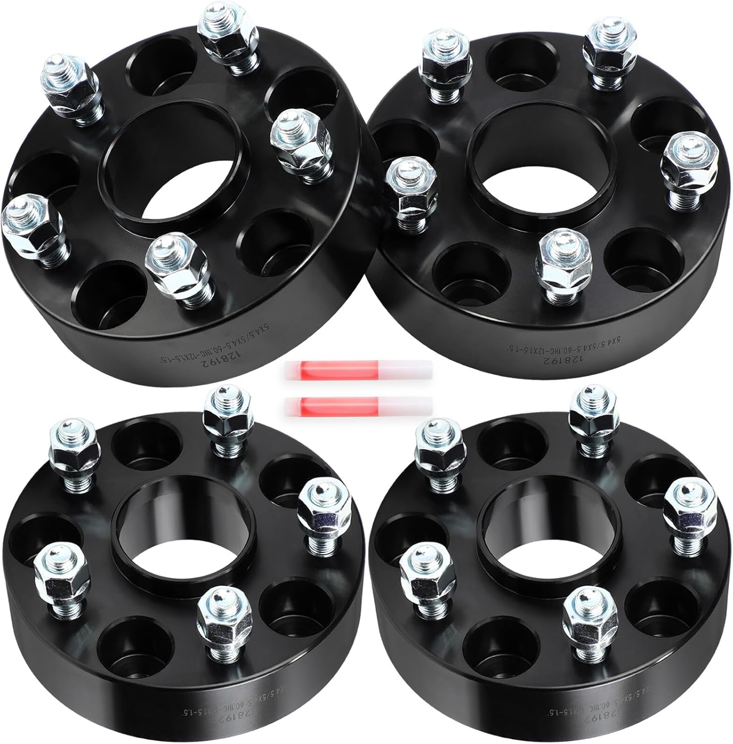 ECCPP 4PCS 1.5 inch (38mm) 5 Lug 5x4.5 to 5x4.5 Wheel Spacers Hub Centric 5x114.3mm 12x1.5 Fits for Toyota for Pickup 1983-1995| for Toyota for prius V 2012-2017