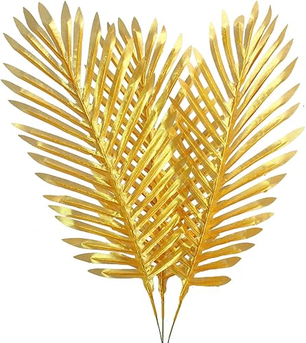 Miniatura 1 de 6 piezas de plantas de palma artificiales hojas de imitación plantas artificiales falsas tropicales grandes para arreglos del hogar jungla fiesta de